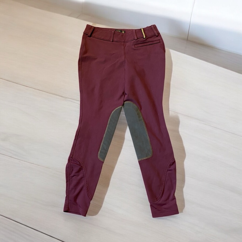 Noble Outfitters riding pants burgundy